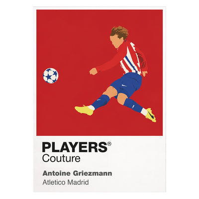 Antoine Griezmann Atletico Madrid Icon Frame Kids T-Shirt — White Artwork Clothing - Hoodies & T-Shirts