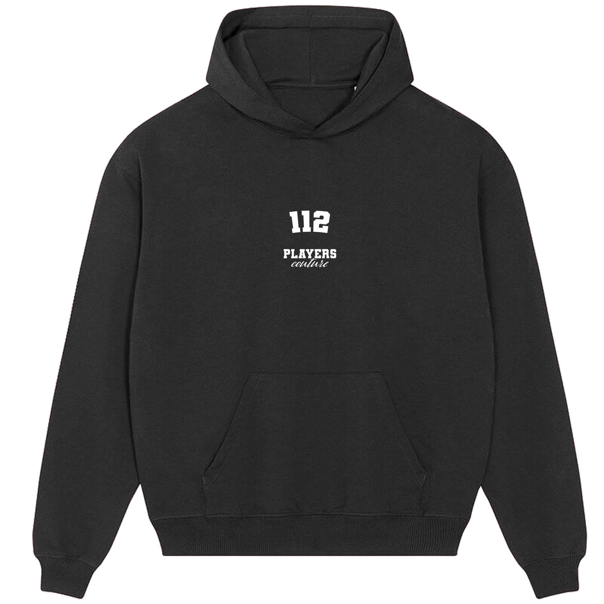 112 Players Couture Men's Casual Hoodie Black