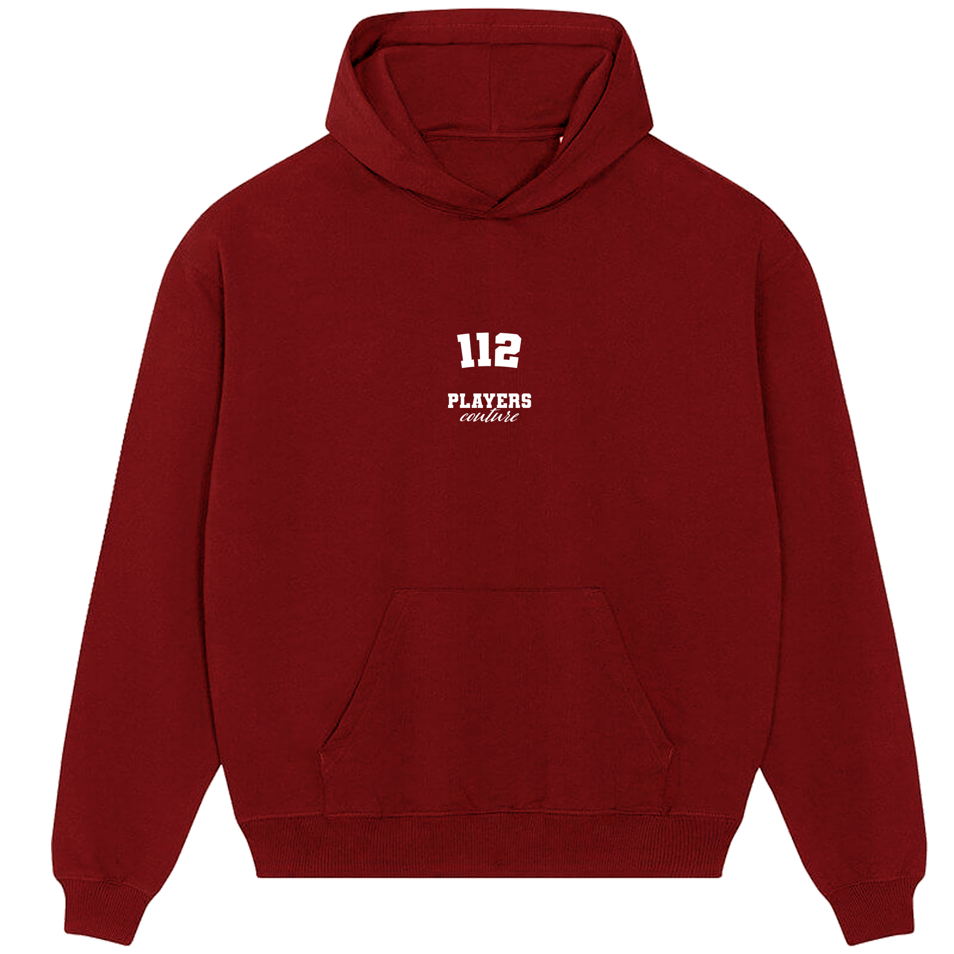 112 Players Couture Men's Casual Hoodie Red