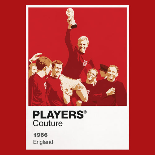 1966 England Players Couture Frame Red