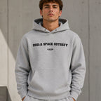 2001-a-space-odyssey name-print hoodie - grey