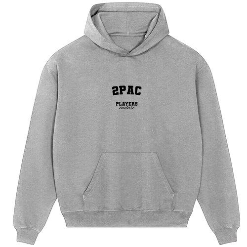 2Pac Players Couture Men's Casual Hoodie Gray