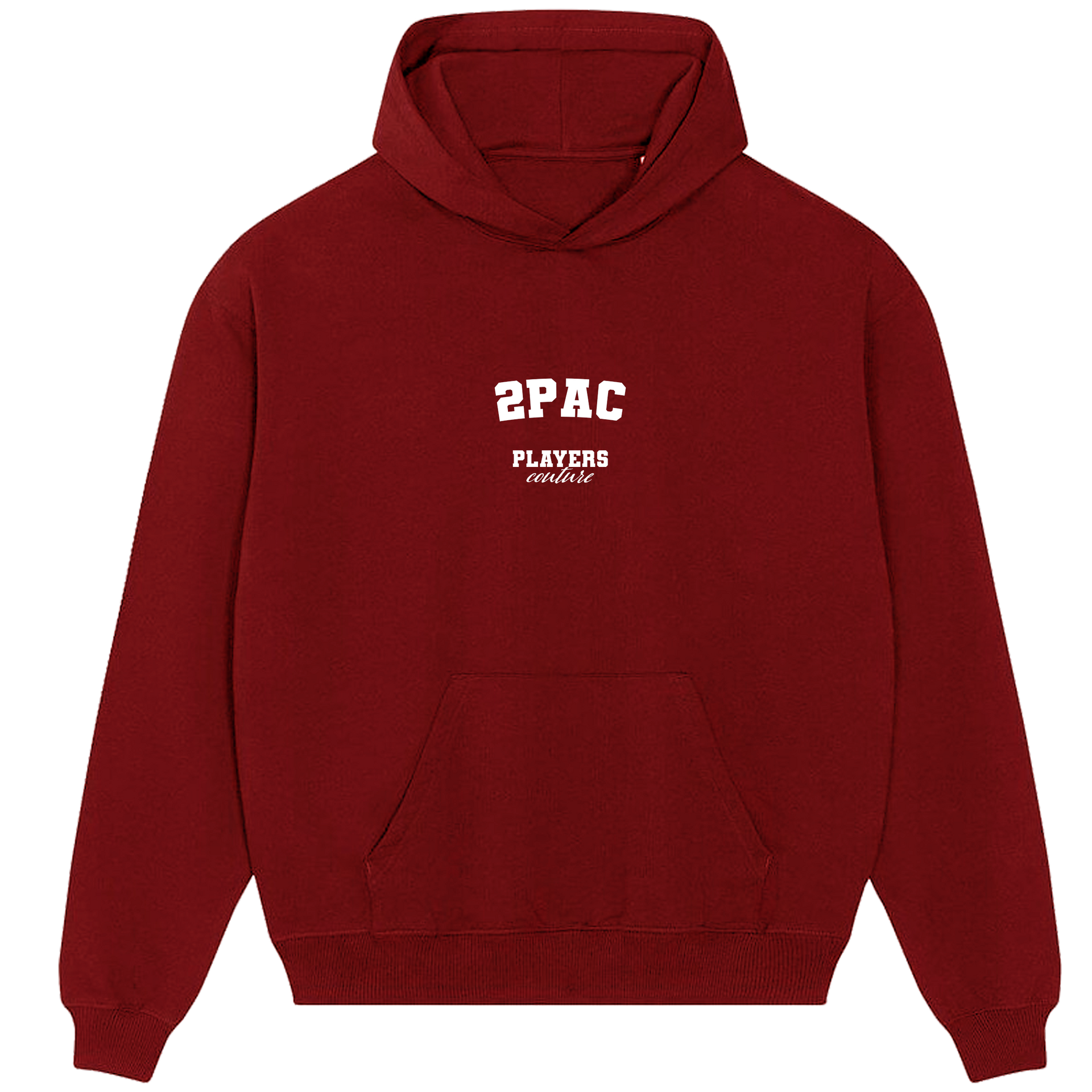 2Pac Players Couture Men's Casual Hoodie Red