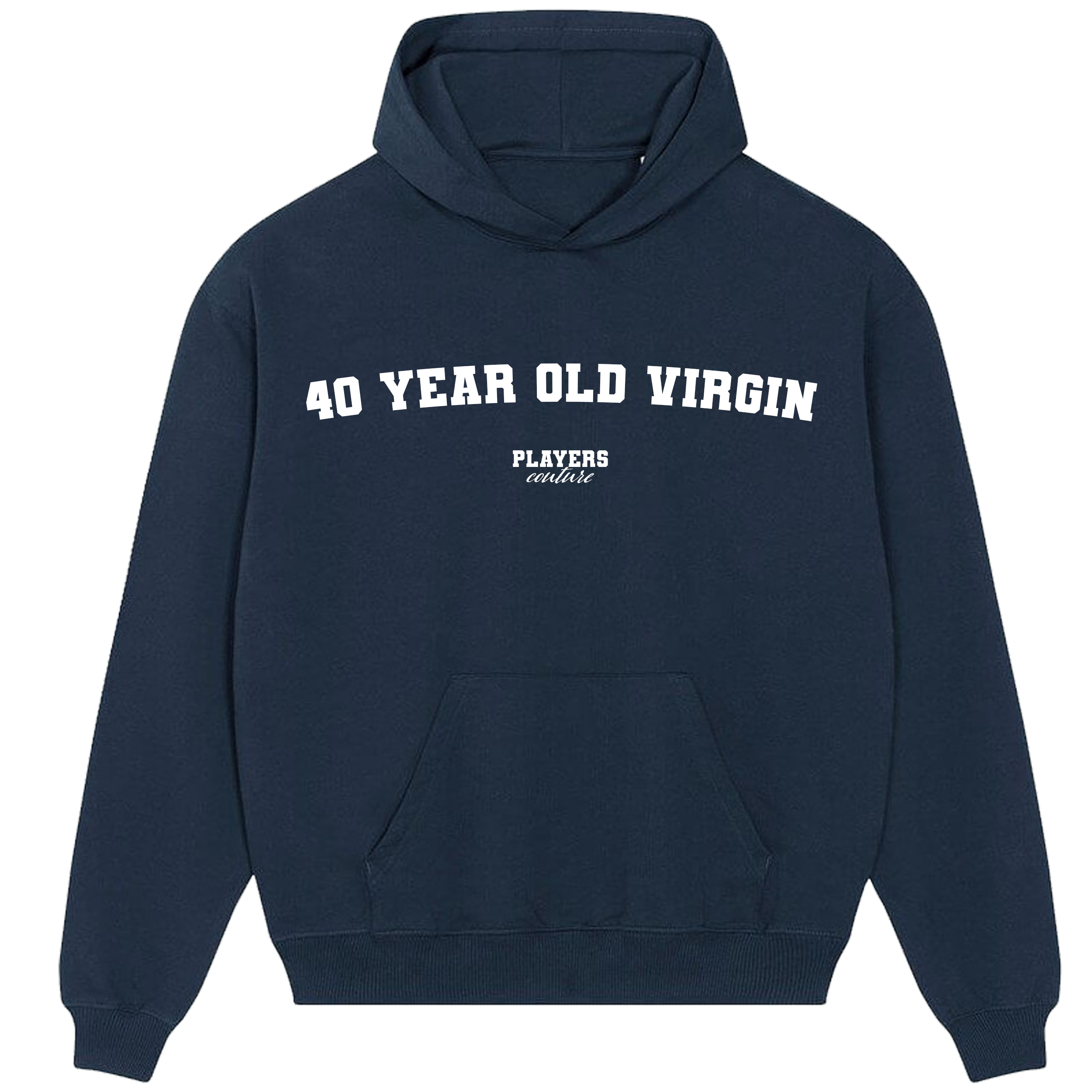 40 Year Old Virgin Players Couture Men's Casual Hoodie Navy