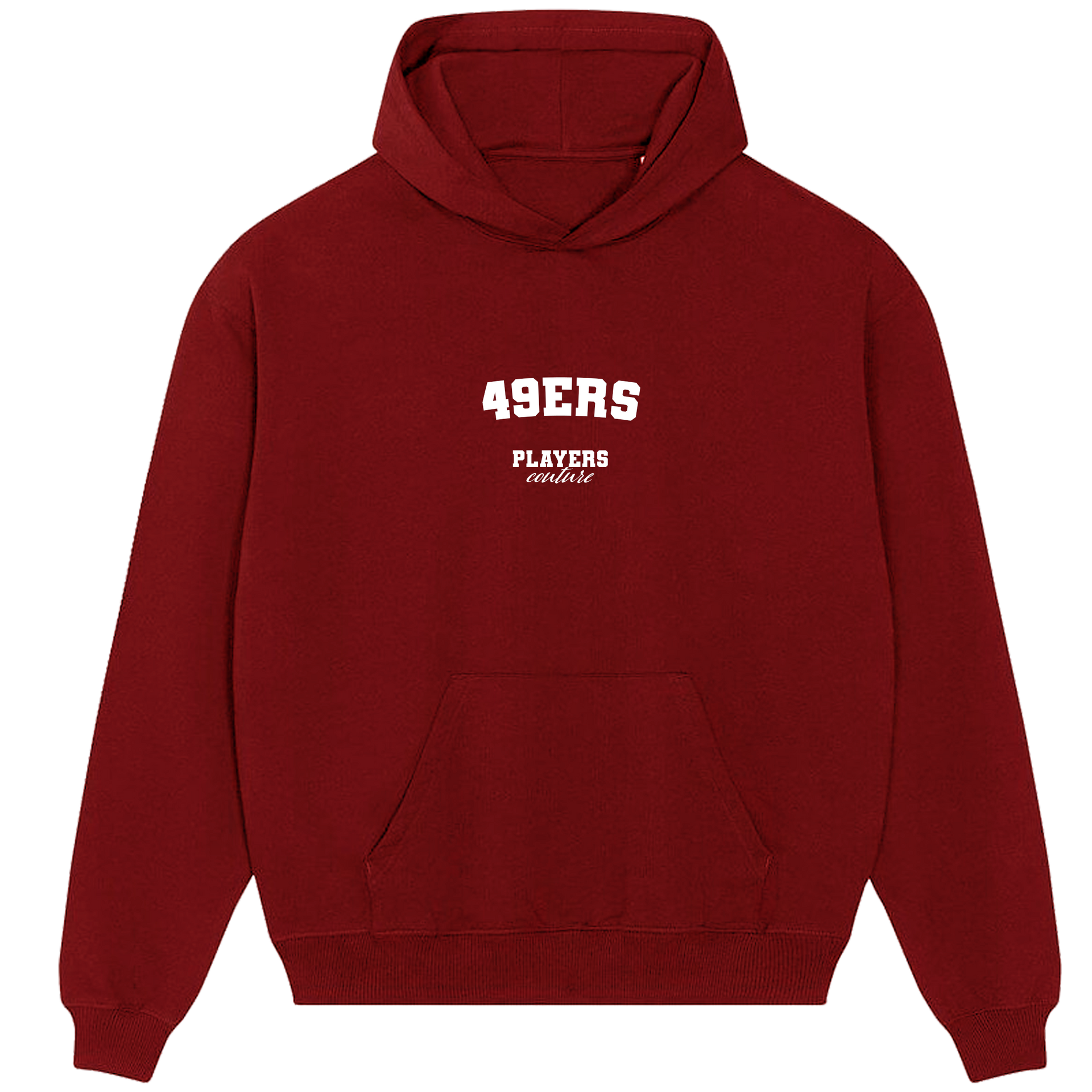 49ers Players Couture Men's Casual Hoodie Red