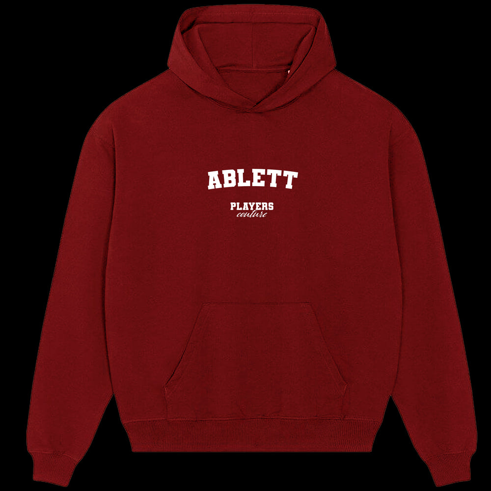 Ablett Players Couture Men's Casual Hoodie Red