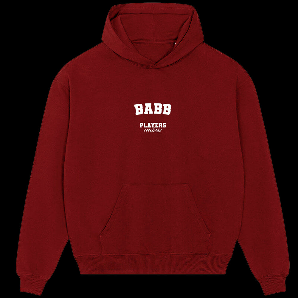 Babb Players Couture Men's Casual Hoodie Red