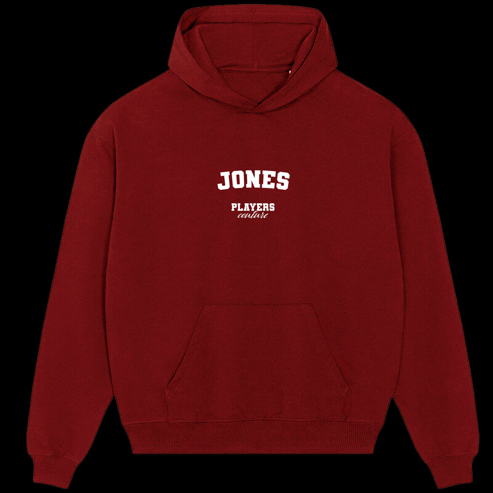 Jones Players Couture Men's Casual Hoodie Red