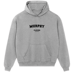 Grey Players Couture Murphy hoodie with front pocket, sports fanwear for men