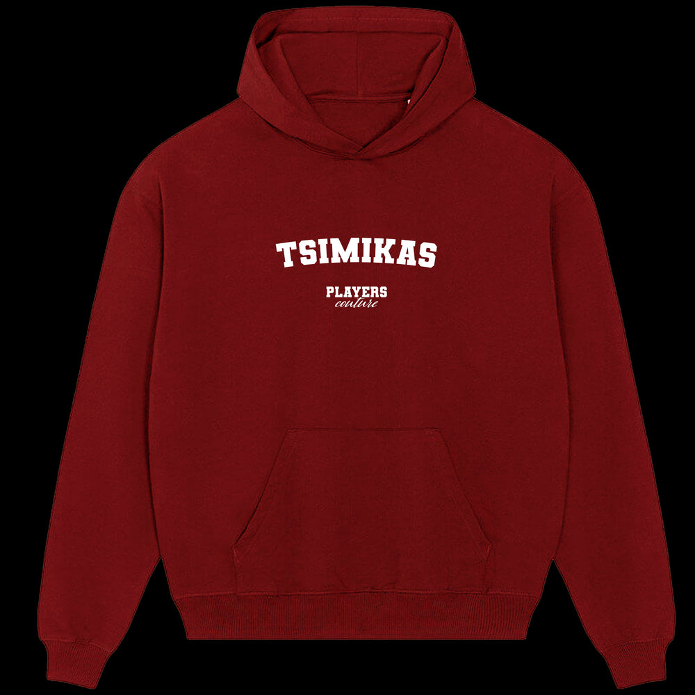 Tsimikas Players Couture Men's Casual Hoodie Red