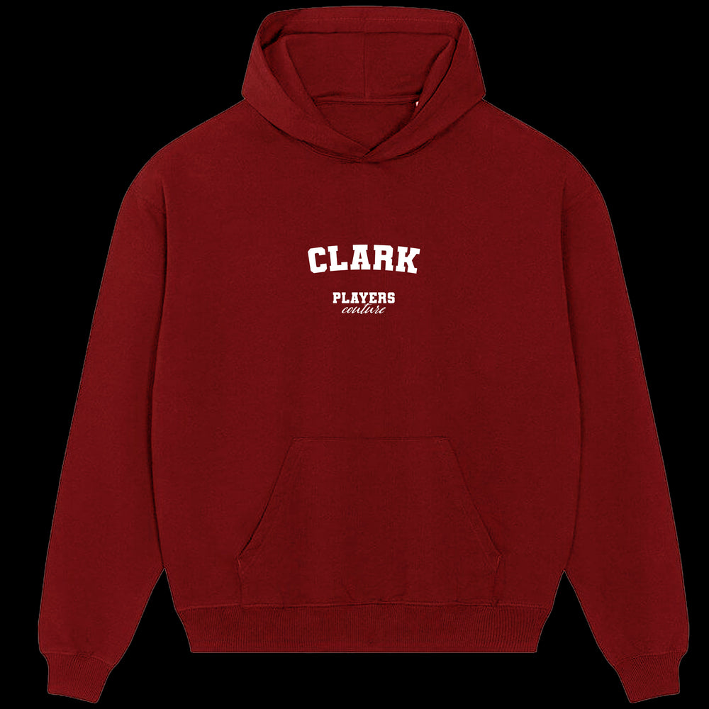 Clark Players Couture Men's Casual Hoodie Red