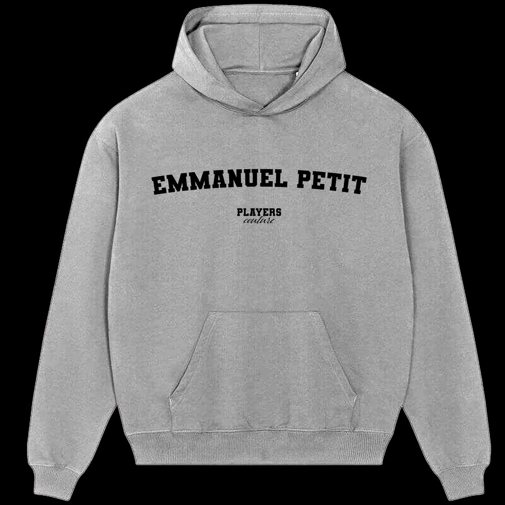 Emmanuel Petit Players Couture Men's Casual Hoodie Gray