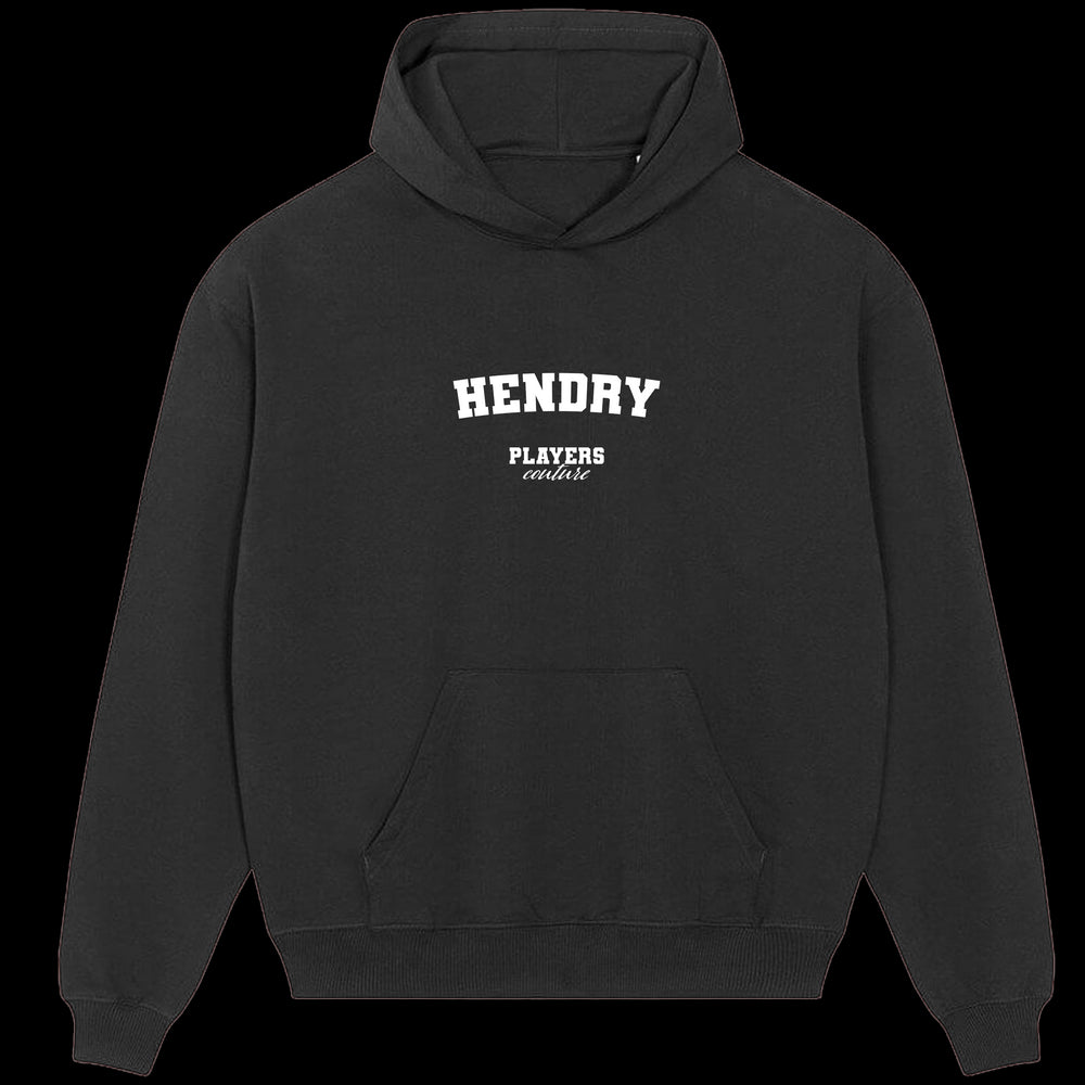 Hendry Players Couture Men's Casual Hoodie Black