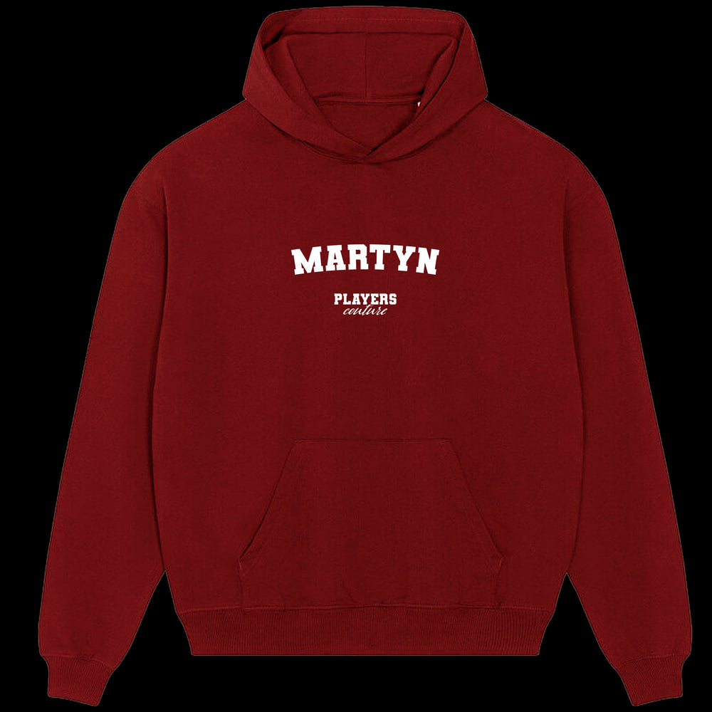 Martyn Players Couture Men's Casual Hoodie Red
