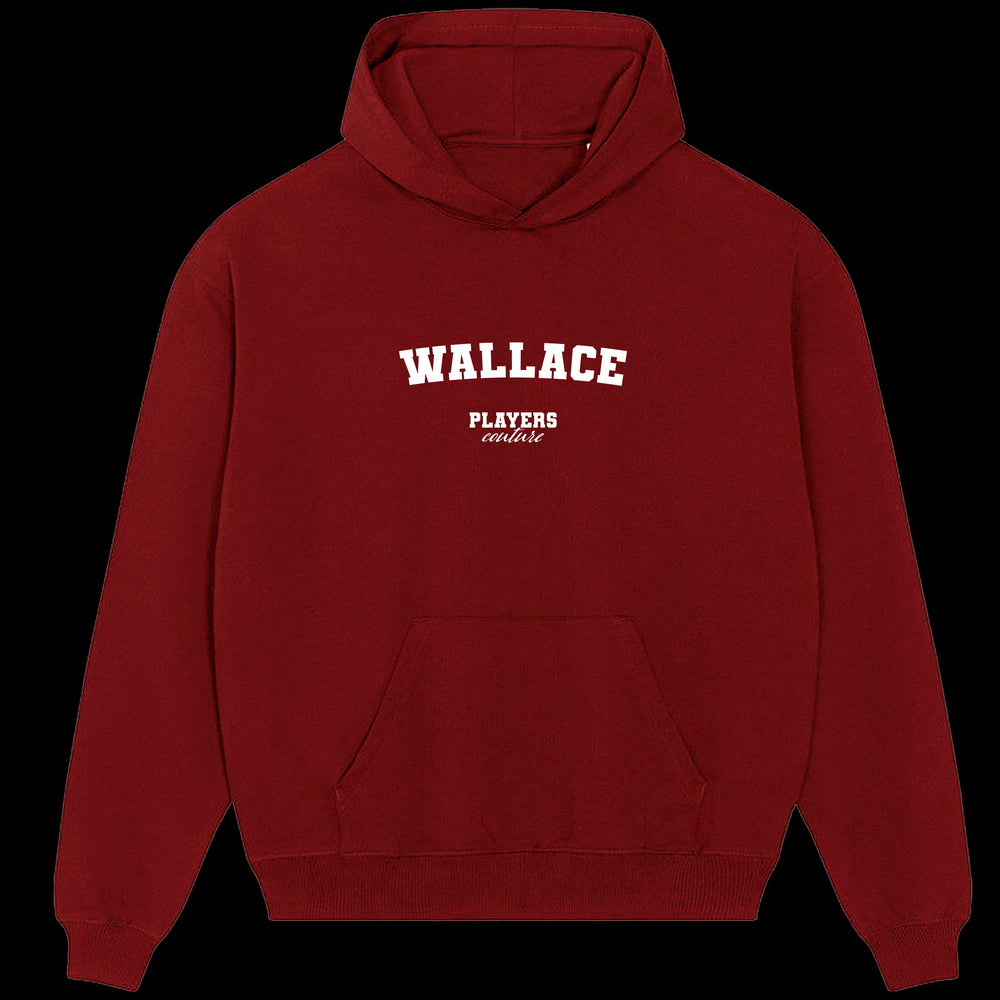 Wallace Players Couture Men's Casual Hoodie Red