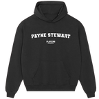 Payne Stewart hoodie – navy men's hoodie with white Payne Stewart letters and Players Couture logo on the chest