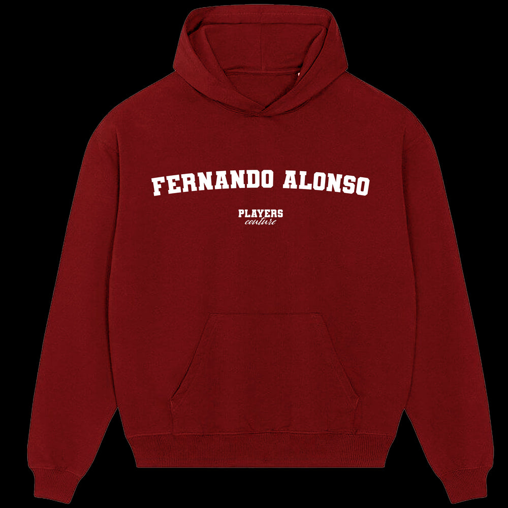 Fernando Alonso Players Couture Men's Casual Hoodie Red
