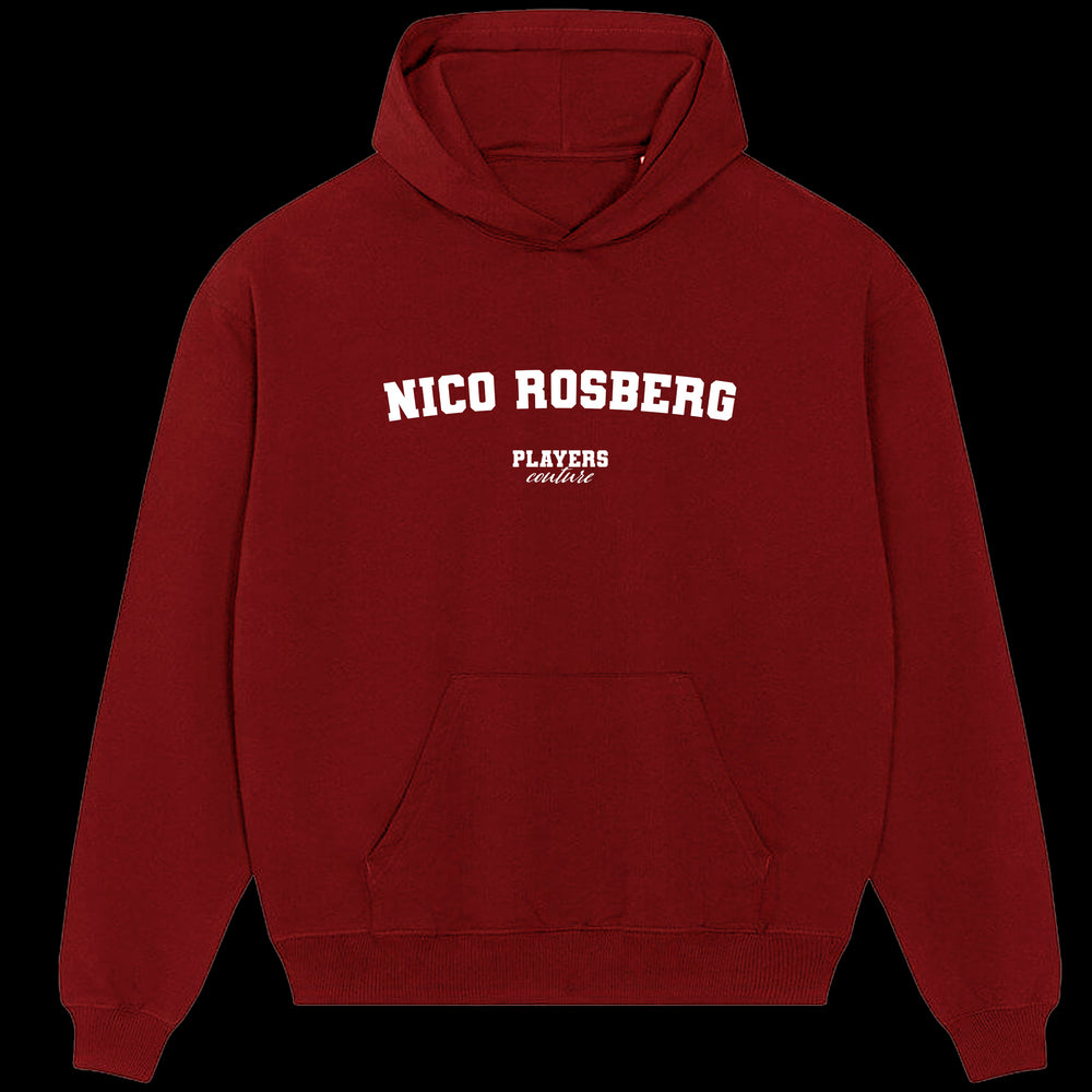 Nico Rosberg Players Couture Men's Casual Hoodie Red