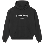 Bjorn Borg hoodie – navy men's hoodie with white Bjorn Borg letters and Players Couture logo on the chest