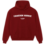 Cameron Norrie hoodie – navy men's hoodie with white Cameron Norrie letters and Players Couture logo on the chest
