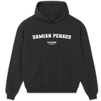 Damian Penaud hoodie – black men's hoodie with white Damian Penaud letters and Players Couture logo on the chest