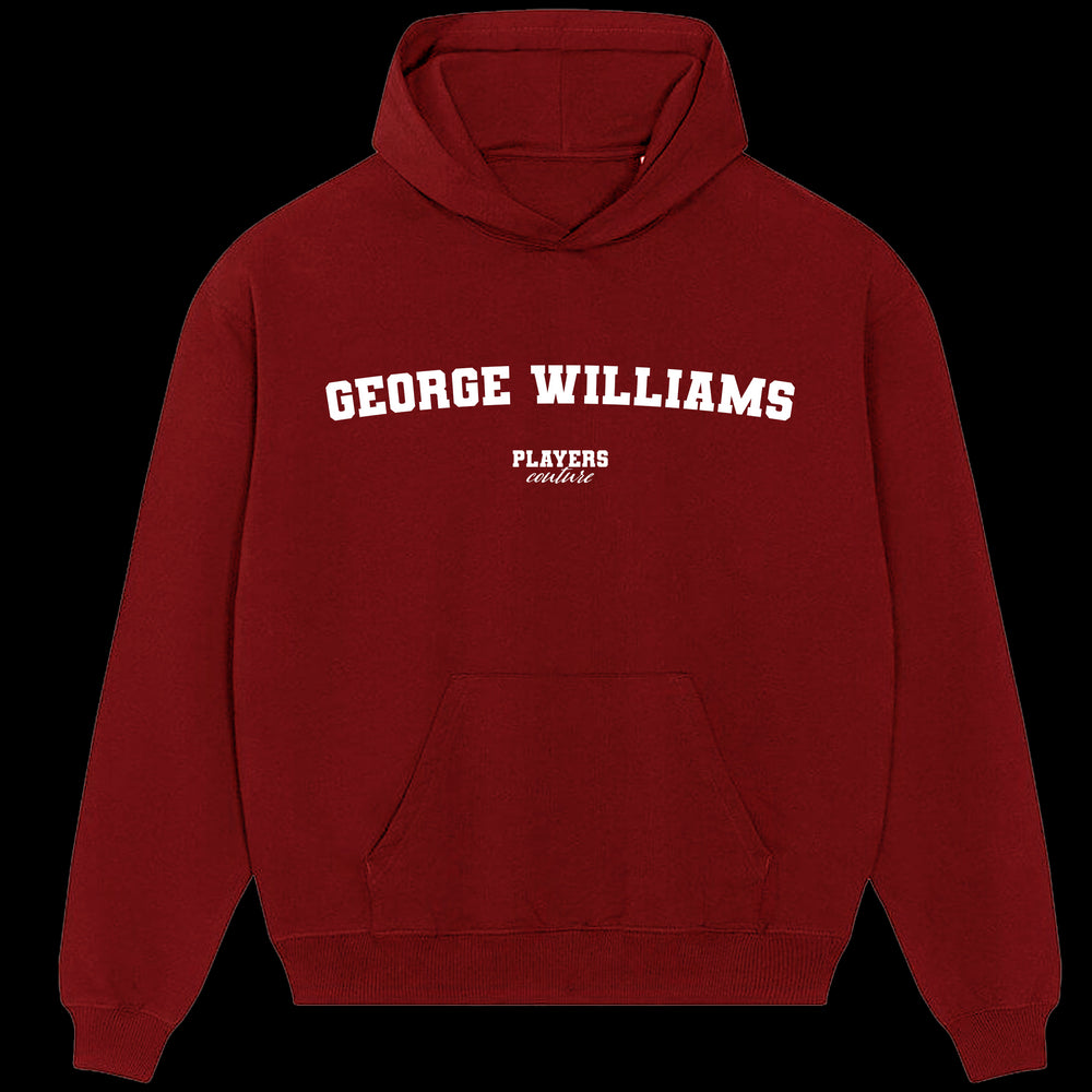 George Williams Players Couture Men's Casual Hoodie Red