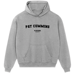 Pat Cummins hoodie – navy men's hoodie with white Pat Cummins letters and Players Couture logo on the chest