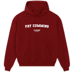 Pat Cummins hoodie – black men's hoodie with white Pat Cummins letters and Players Couture logo on the chest