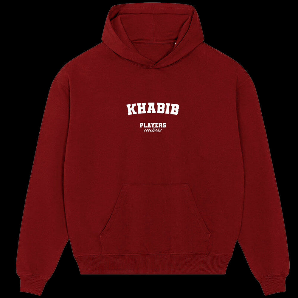 Khabib Players Couture Men's Casual Hoodie Red