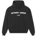 Anthony Joshua hoodie – navy men's hoodie with white Anthony Joshua letters and Players Couture logo on the chest