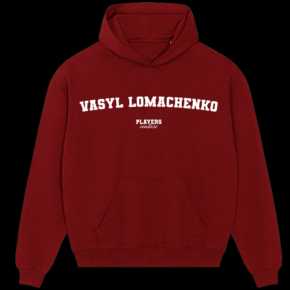 Vasyl Lomachenko Players Couture Men's Casual Hoodie Red