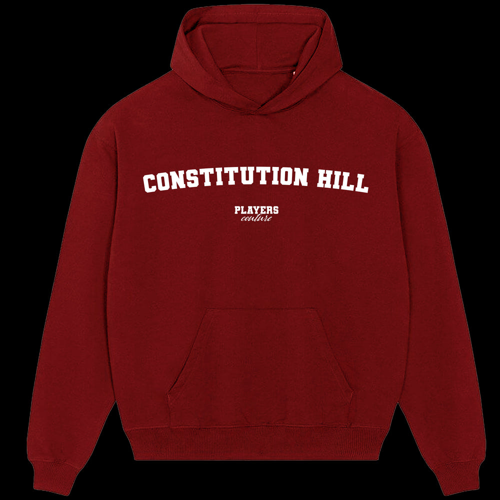 Constitution Hill Players Couture Men's Casual Hoodie Red