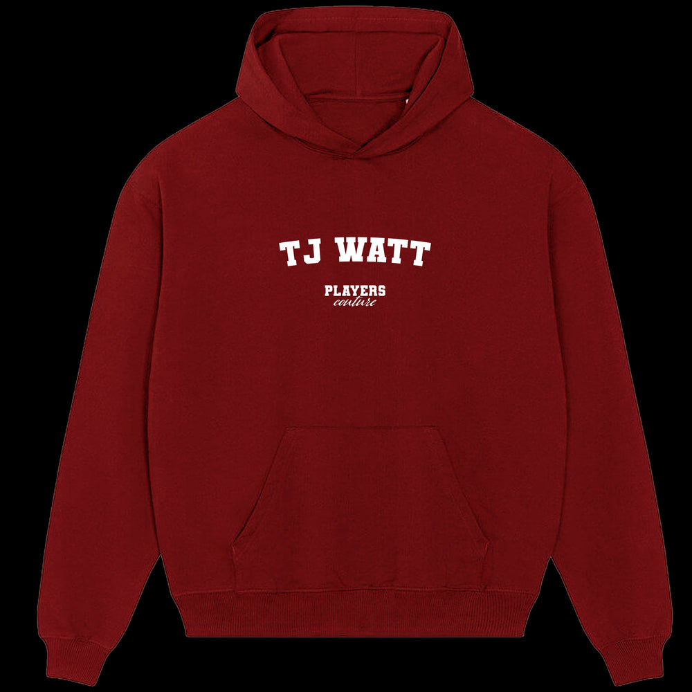 TJ Watt Players Couture Men's Casual Hoodie Red