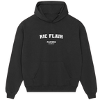 Ric Flair hoodie – red men's hoodie with white Ric Flair letters and Players Couture logo on the chest