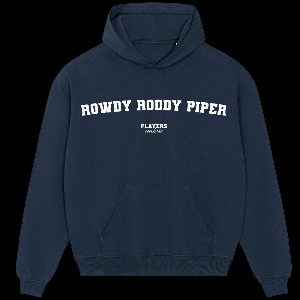 Rowdy Roddy Piper Players Couture Men's Casual Hoodie Navy