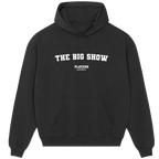 The Big Show hoodie – navy men's hoodie with white The Big Show letters and Players Couture logo on the chest