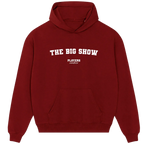 The Big Show hoodie – grey men's hoodie with black The Big Show letters and Players Couture logo on the chest