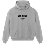 Ma Long hoodie – black men's hoodie with white Ma Long letters and Players Couture logo on the chest