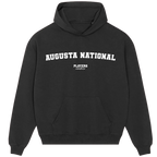 Augusta National hoodie – navy men's hoodie with white Augusta National letters and Players Couture logo on the chest