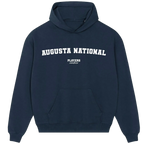Augusta National hoodie – black men's hoodie with white Augusta National letters and Players Couture logo on the chest