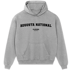 Augusta National hoodie – grey men's hoodie with black Augusta National letters and Players Couture logo on the chest