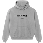 Medinah hoodie – black men's hoodie with white Medinah letters and Players Couture logo on the chest