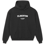 Elberton (Giovanni Elber) hoodie – grey men's hoodie with black Elberton (Giovanni Elber) letters and Players Couture logo