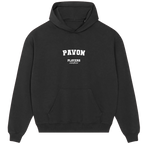 Pavon (Pavel Nedvěd) hoodie – navy men's hoodie with white Pavon (Pavel Nedvěd) letters and Players Couture logo on the chest