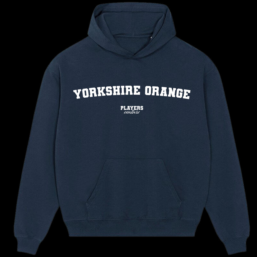 Yorkshire Orange (Hull City) Players Couture Men's Casual Hoodie Navy