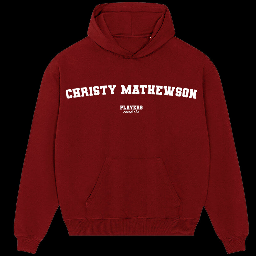Christy Mathewson Players Couture Men's Casual Hoodie Red