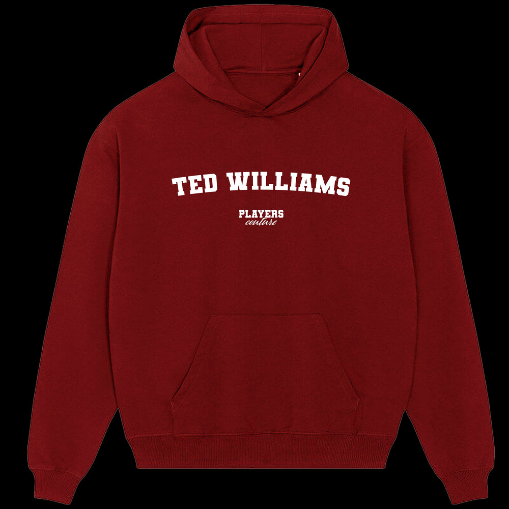 Ted Williams Players Couture Men's Casual Hoodie Red