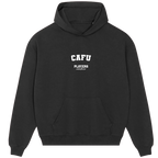 Cafu hoodie – navy men's hoodie with white Cafu letters and Players Couture logo on the chest