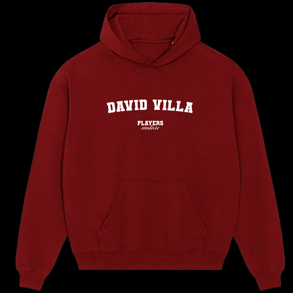 David Villa Players Couture Men's Casual Hoodie Red
