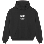 Didi hoodie – red men's hoodie with white Didi letters and Players Couture logo on the chest